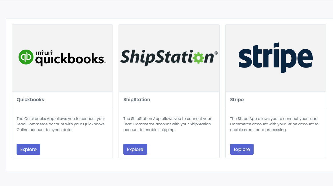 screenshot of Lead Commerce